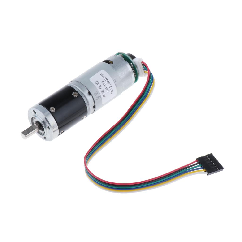 DC 12V 330 Vòng/phút Thiên Động Cơ Với Bộ Mã Hóa Mô-men Xoắn Cao