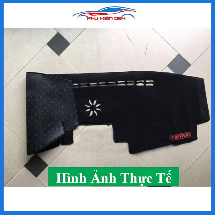 Thảm taplo Captiva 2015-2016-2017-2018-2019-2020-2021-2022 chống nắng nóng làm mát xe mở rộng tầm nhìn