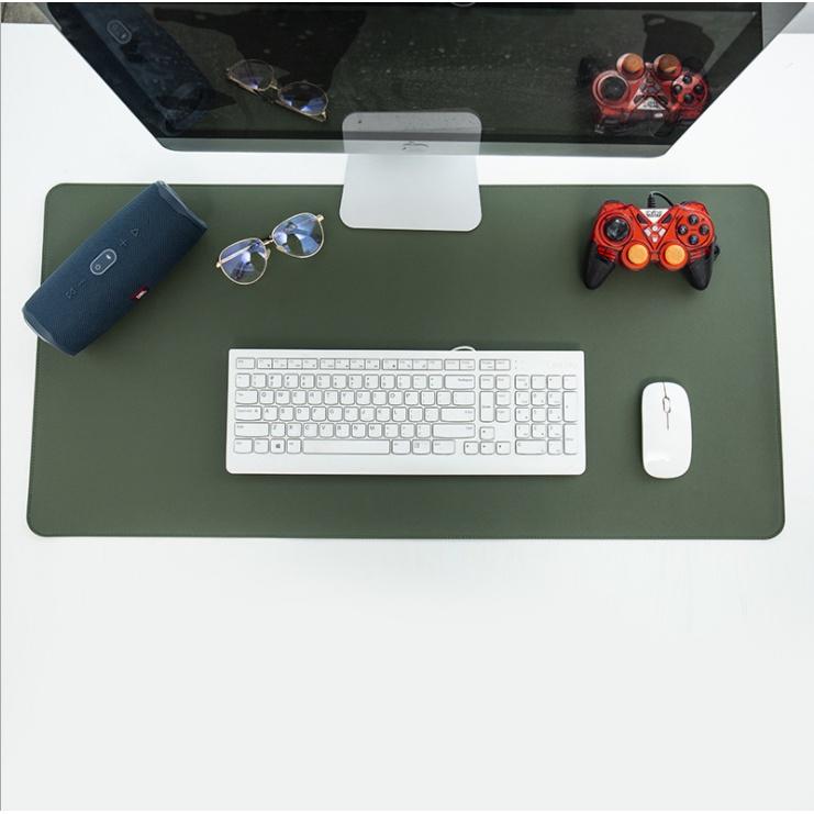 Thảm Trải Bàn Làm Việc Deskpad Da PU size Lớn Kiêm Miếng Lót Chuột Máy Tính Cỡ Lớn 120x50, 100x50