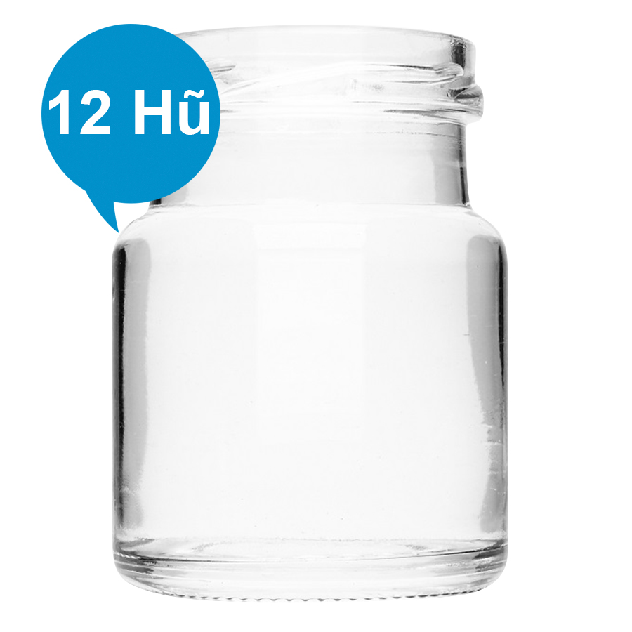 Bộ 12 Hũ Thủy Tinh Đựng Yến Camdaco (70ml)