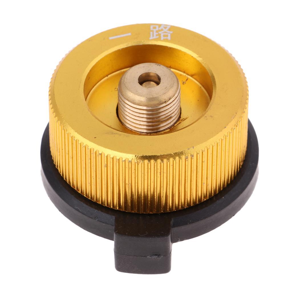 Camping Stove Adapter Outdoor Propane Small Tank Refilling Valve for Flat Tank Long Tank Conversion