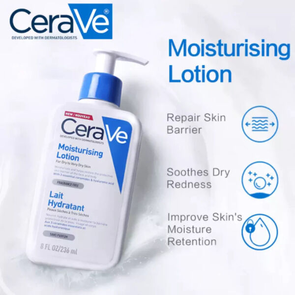 Sữa Dưỡng Ẩm CeraVe Moisturising Lotion For Dry to Very Dry Skin 236ml