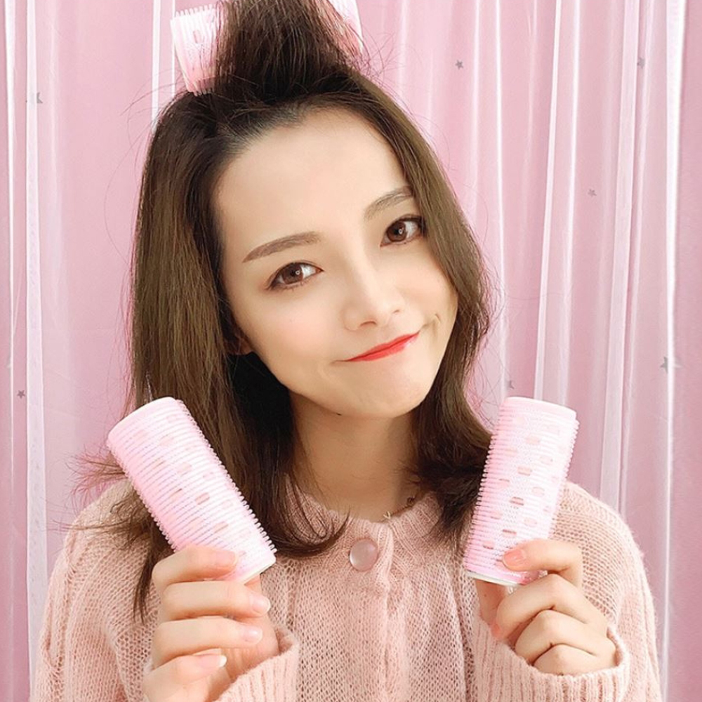 Lô uốn tóc giữ nếp, lô cuốn tóc ống tròn tạo kiểu tự nhiên không dùng nhiệt KT31