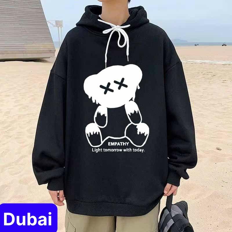 ÁO KHOÁC HOODIE NAM NỮ UNISEX CHẤT NỈ HÌNH GẤU EMPATHY PHONG CÁCH CAO CẤP MỚI - DUBAI FASHION