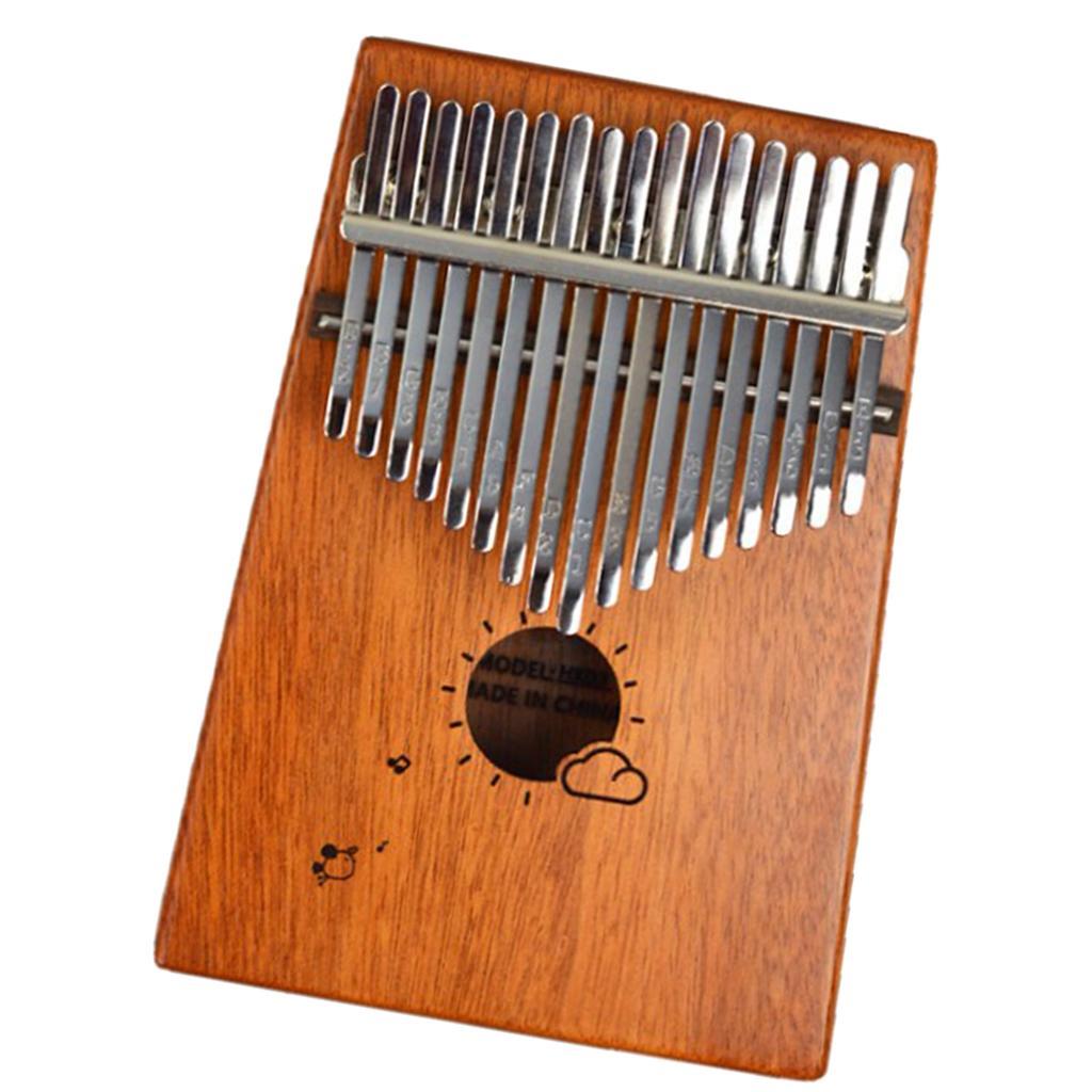 Wooden 17 Keys Kalimba Thumb Piano Musical Instrument Accessory for Piano Lovers