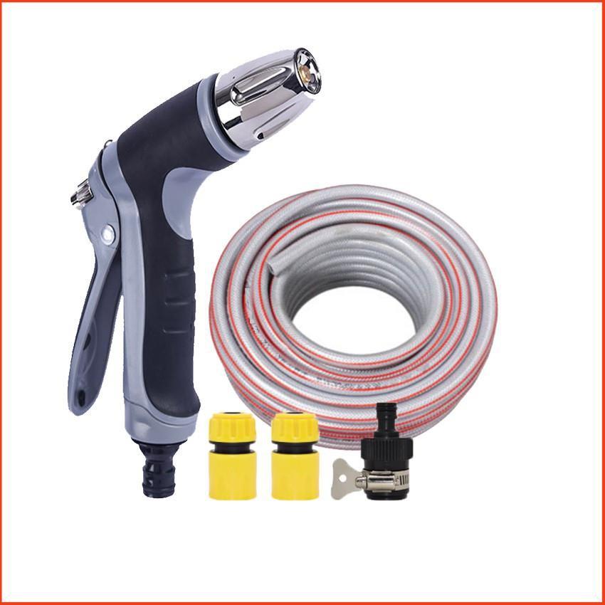 Bộ dây và vòi xịt rửa xe tưới cây tăng áp 3-5m 206817