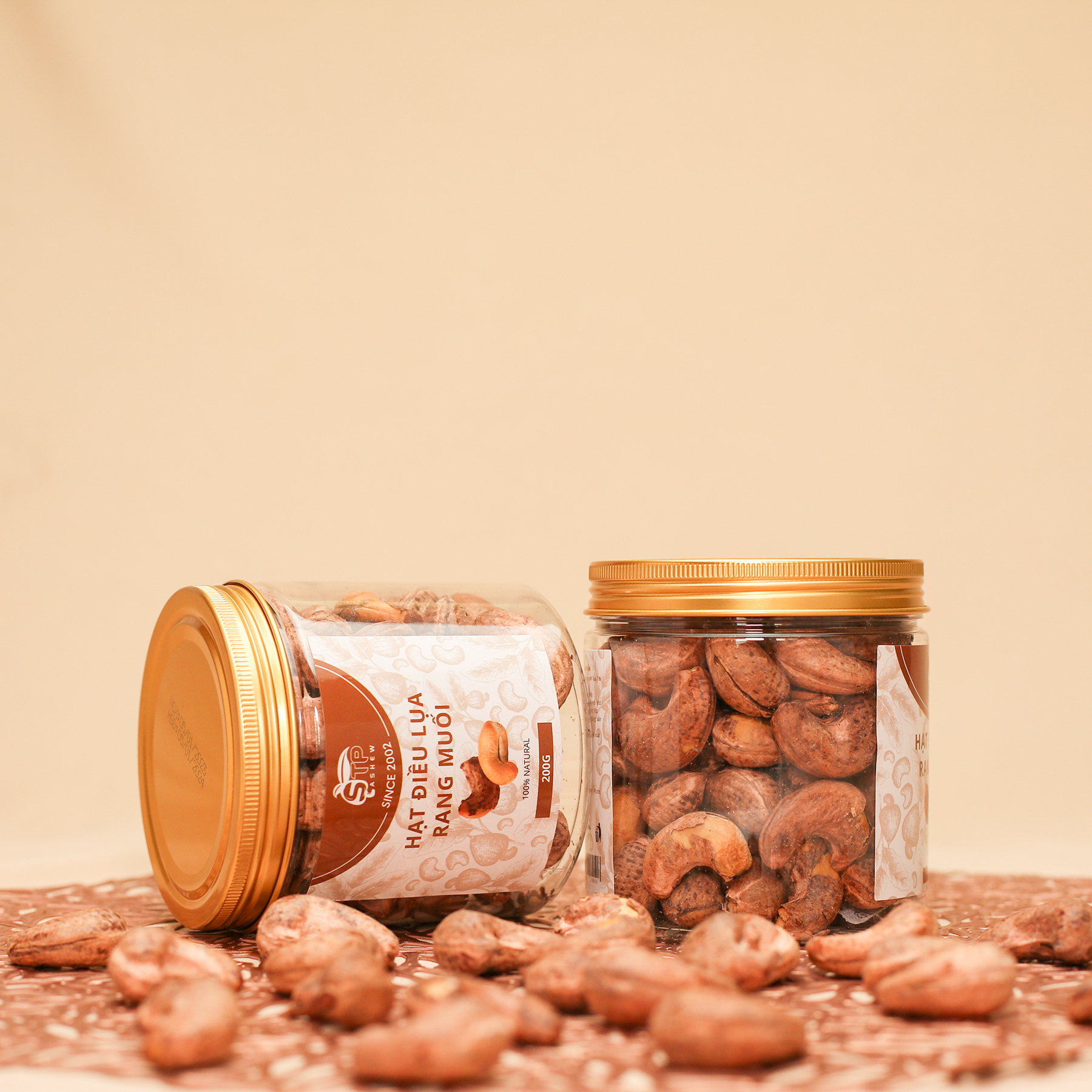 Hạt Điều Lụa Rang Muối STP Food 200g – Hạt Điều Bùi Béo, Giàu Chất Dinh Dưỡng, Rất Tốt Cho Sức Khỏe