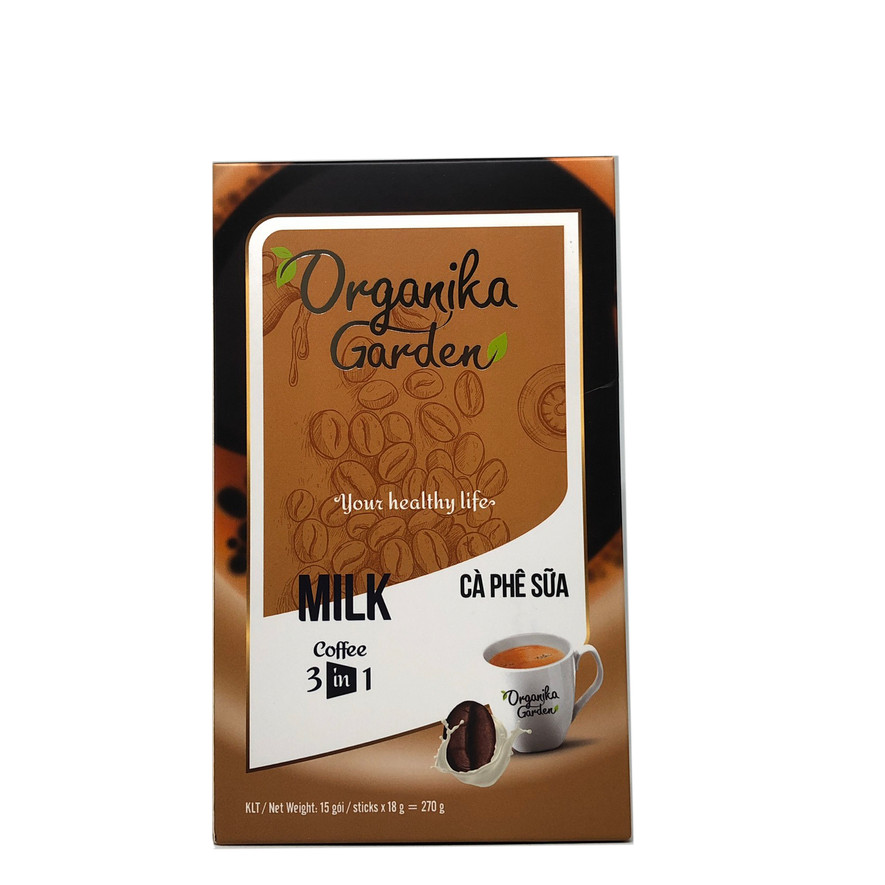 Cà Phê sữa Organika Garden Cafe 3 in 1