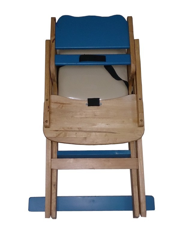GHẾ CHO BÉ HÌNH HÀ MÃ ĐÁNG YÊU - 205 TC Natural Wood Color Wooden Foldable Baby Chair
