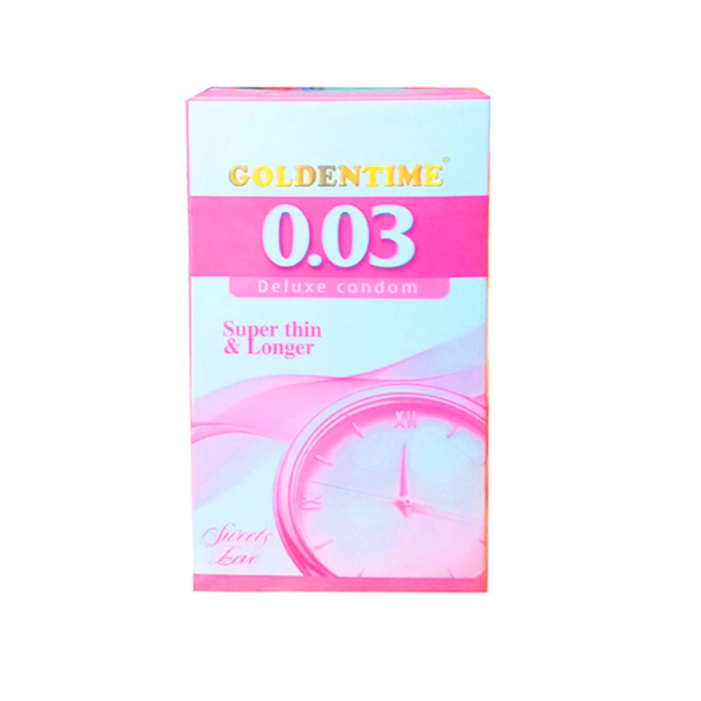 12 Bao cao su Goldentime 003 và bao 0.01mm 3S