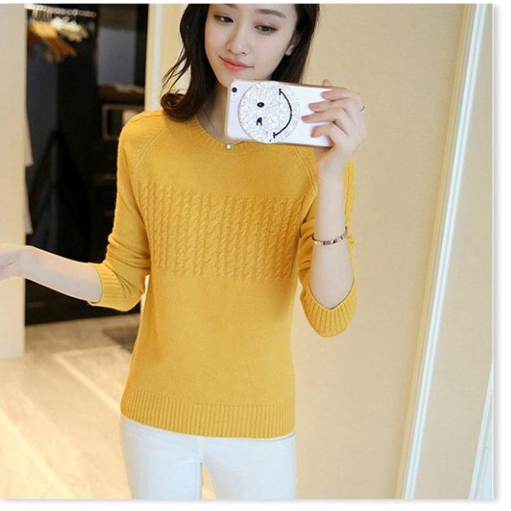 ÁO LEN NỮ THỜI TRANG CHẤT DÀY MỊN A0085, ÁO LEN NỮ HÀN QUỐC