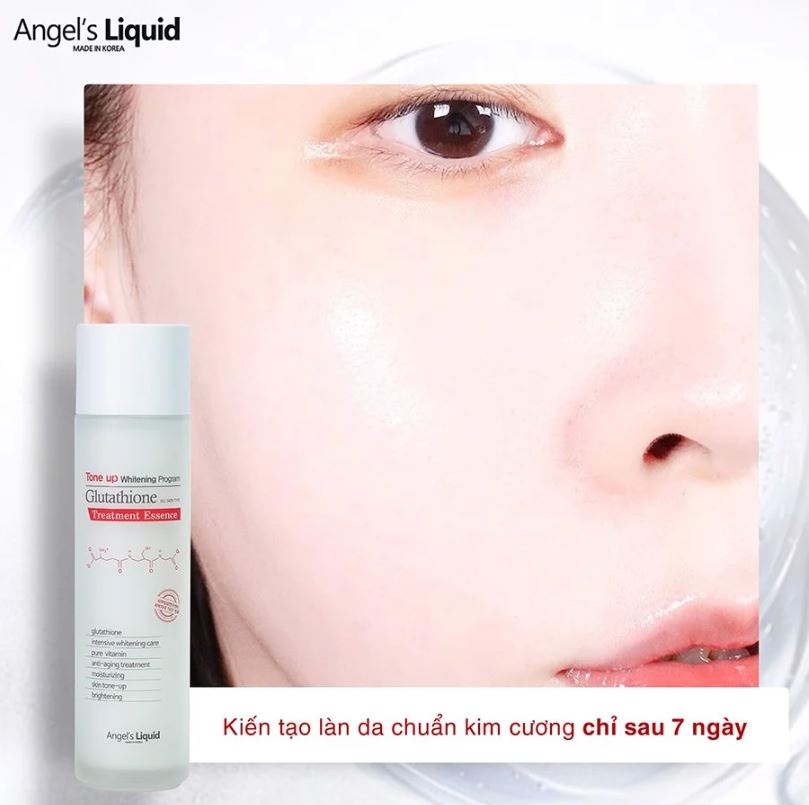 &quot;Nước Thần&quot; Giúp Trắng Da, Dưỡng Da Toàn Diện Angel's Liquid Tone Up Whitening Program Treatment Essence