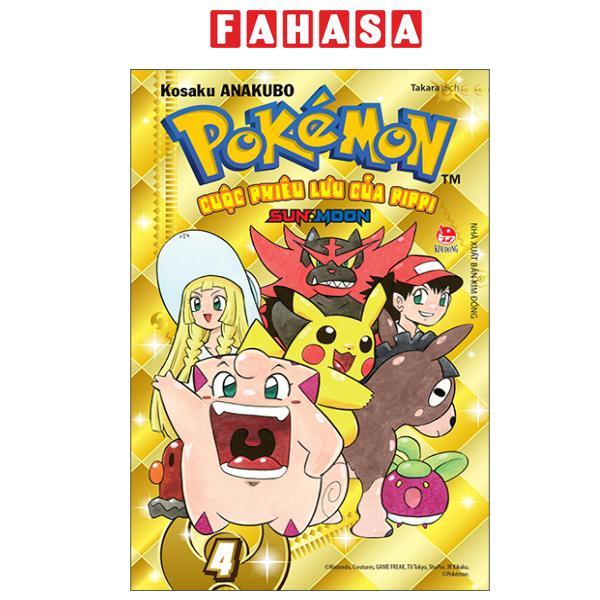 Sách - Pokémon - Cuộc Phiêu Lưu Của Pippi Sun.Moon - Tập 4