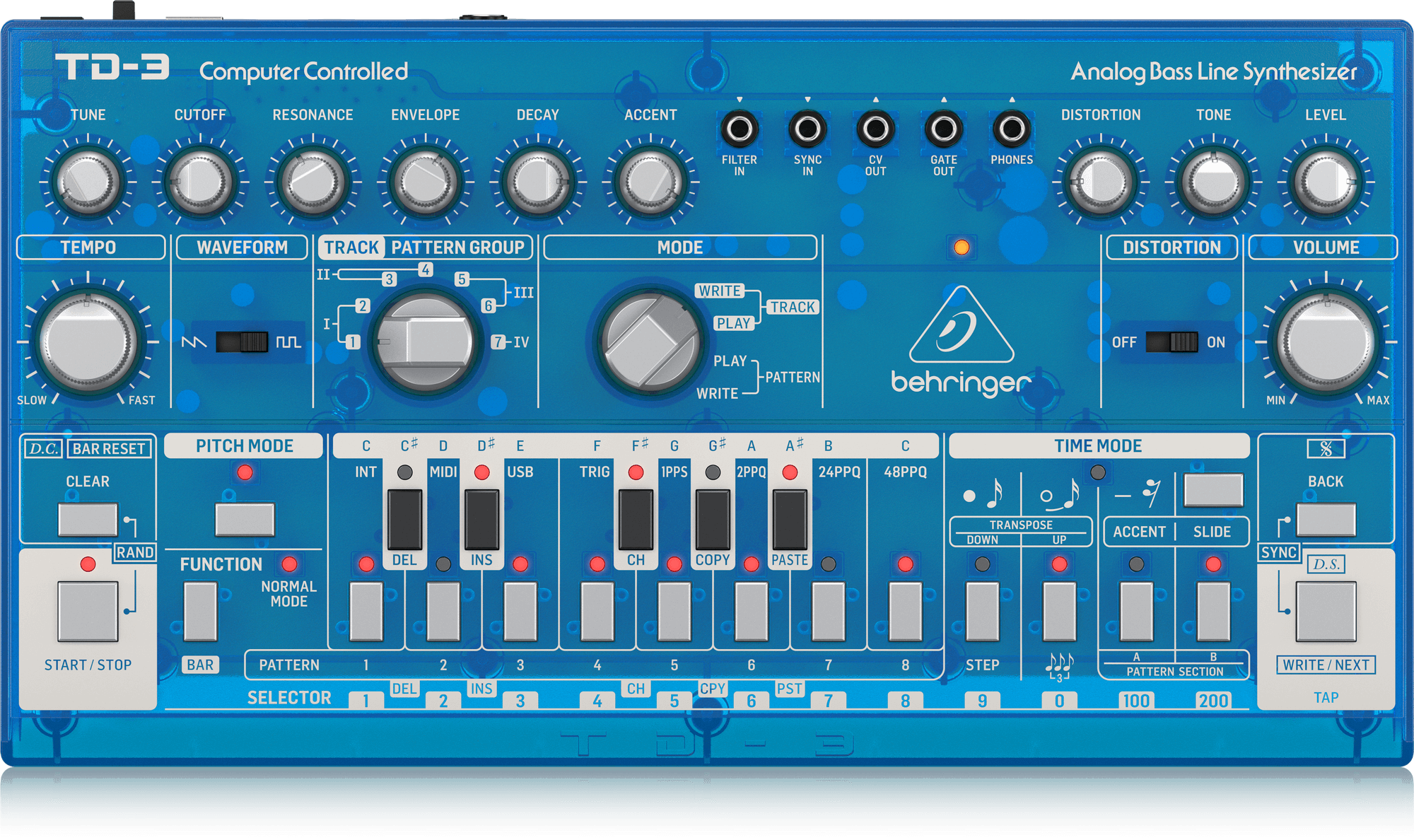 Hình ảnh Behringer TD-3-BB Analog Bass Line Synthesizer - Hàng Chính Hãng