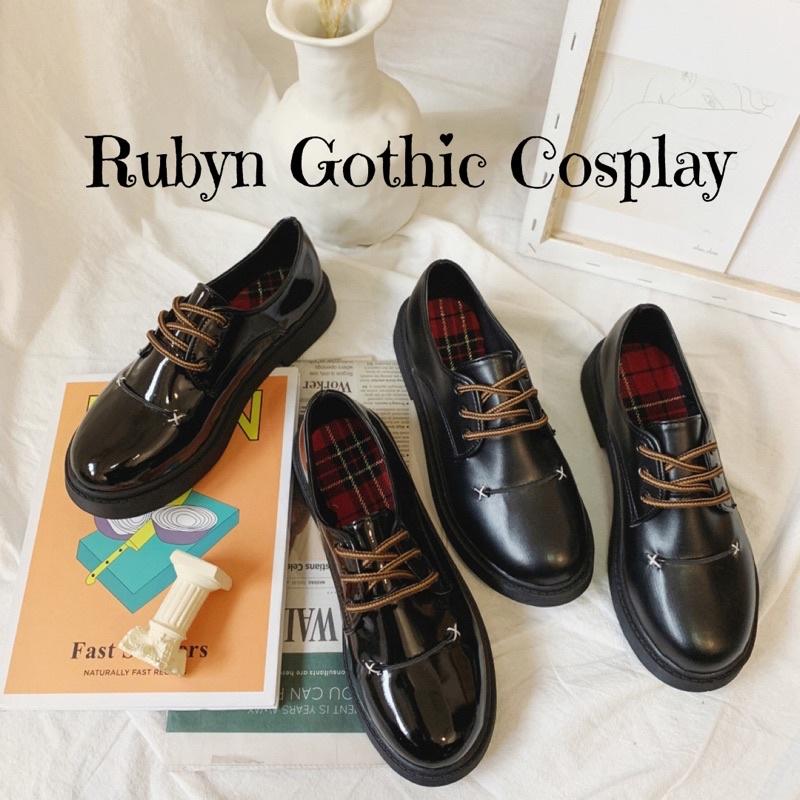 Giày Oxford Đơn Giản xx Dây Buộc Màu Nâu ( BÓNG VÀ NHÁM ) Size 35 - 40