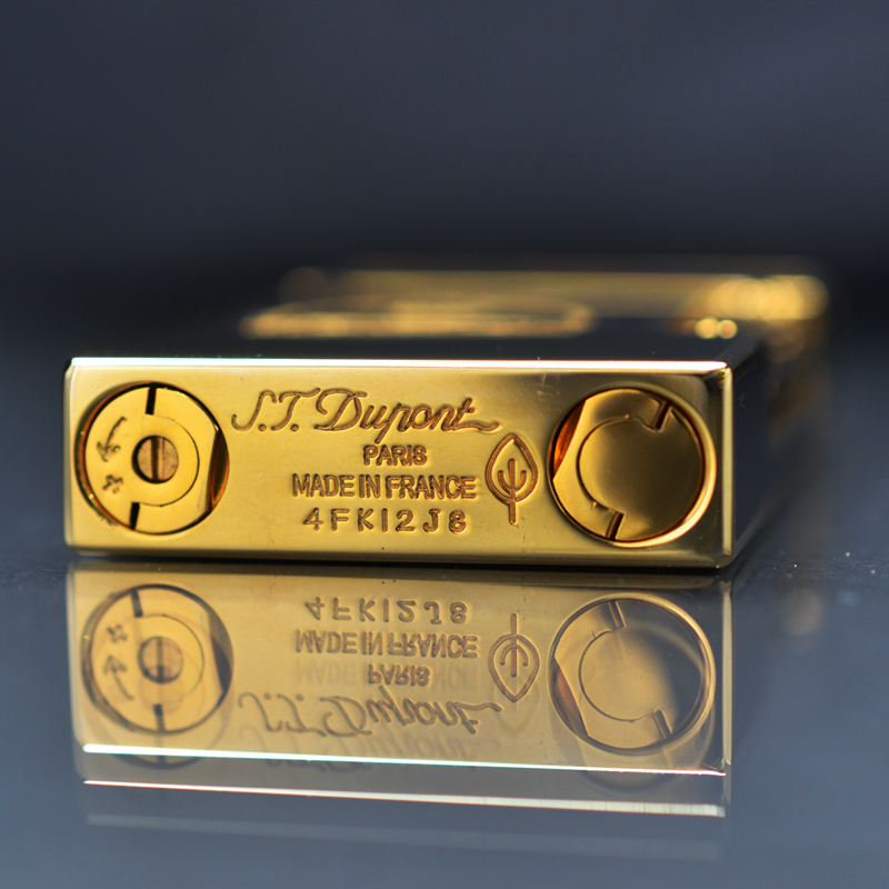 Vỏ Hột Quẹt Bật Lửa Gas Đá S.T Upon D86v Thiết Kế Họa Tiết Sơn Mài Đen In Quốc Huy Indonesia Độc Đáo - Dùng Gas Đá Cao Cấp