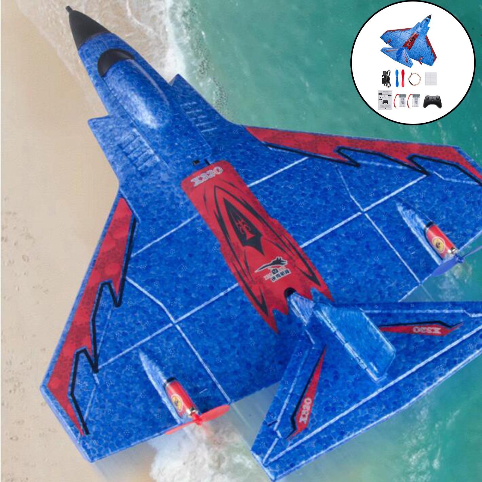 LED RC Airplane Aircraft Fan Blade Channel Mini for Beginners Kids Boys