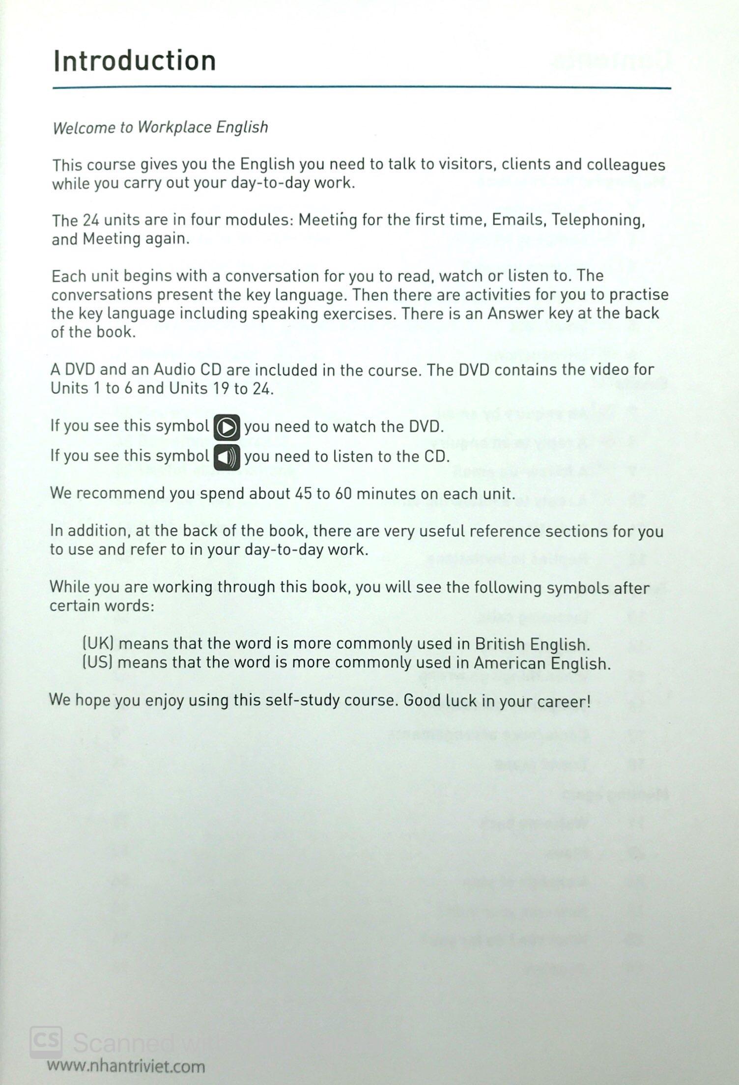 Collins English For Work - Workplace English (Kèm CD)