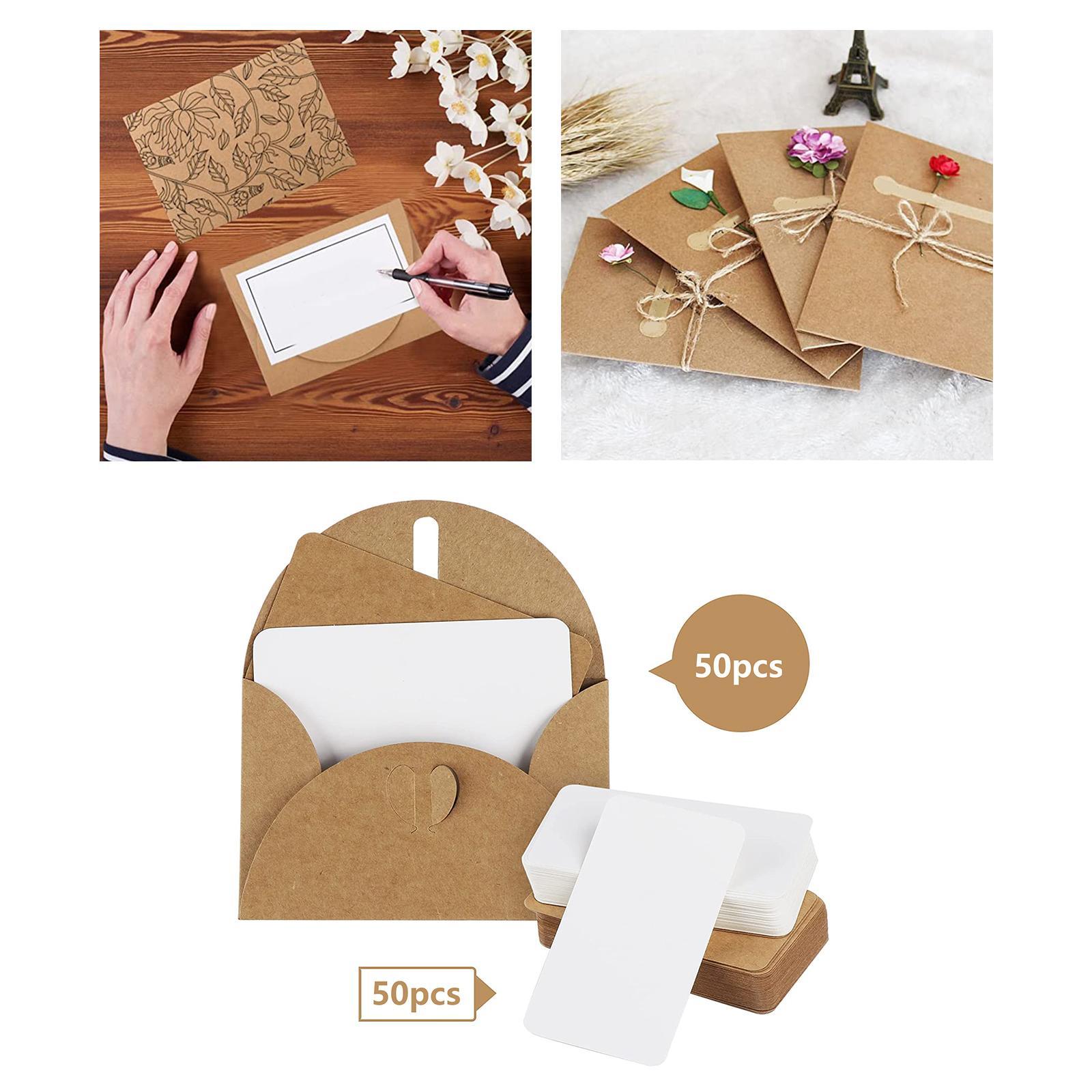 Blessing Letter with Blank Card DIY Accs for Festivals Anniversary 50x S