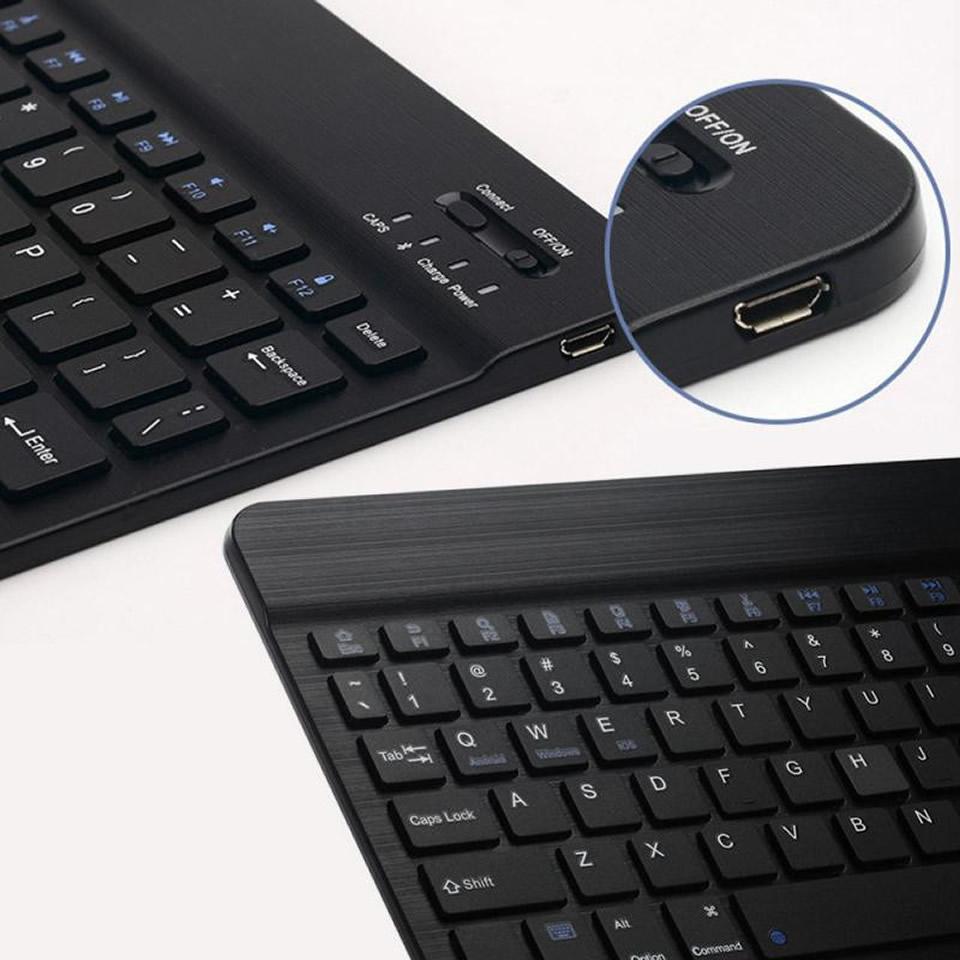HKXA RGB Bàn Phím Bluetooth Và Chuột Nga Spainish Không Dây Bàn Phím Chuột Combo Sạc RGB Cho Ipad Laptop