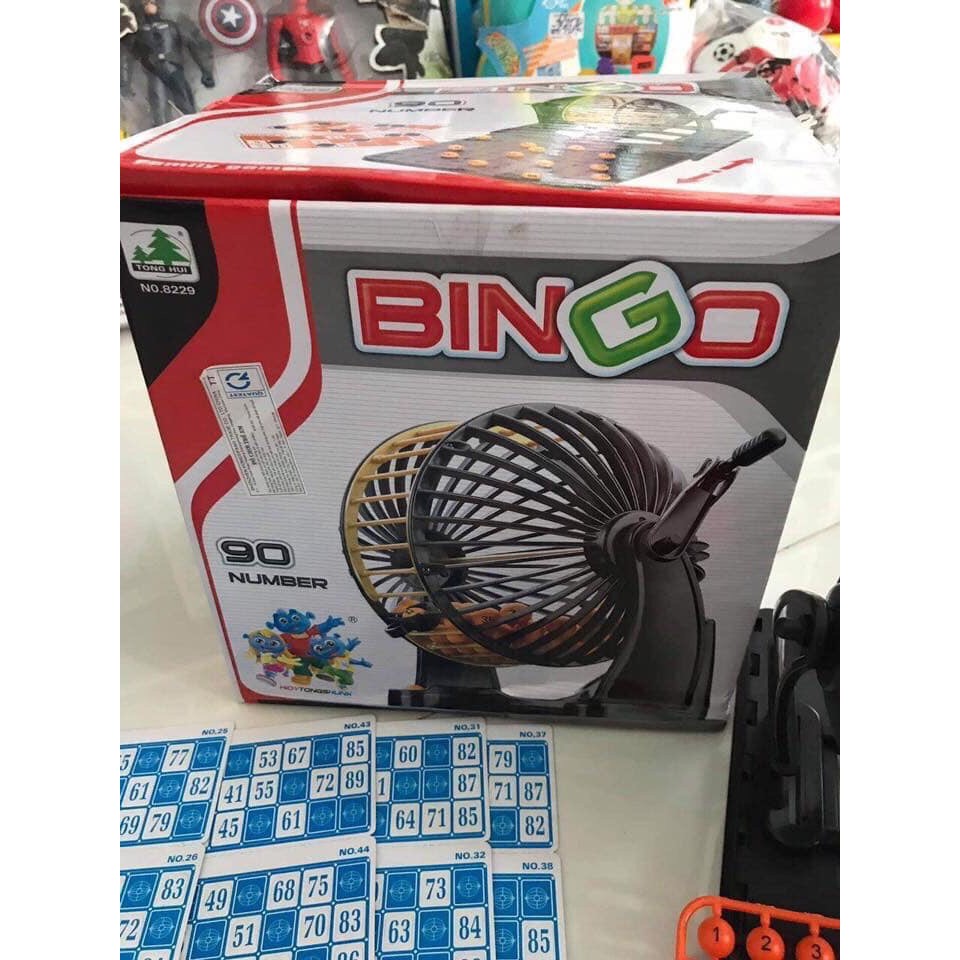 Bộ đồ chơi xổ số Bingo Loto vui nhộn 90 số