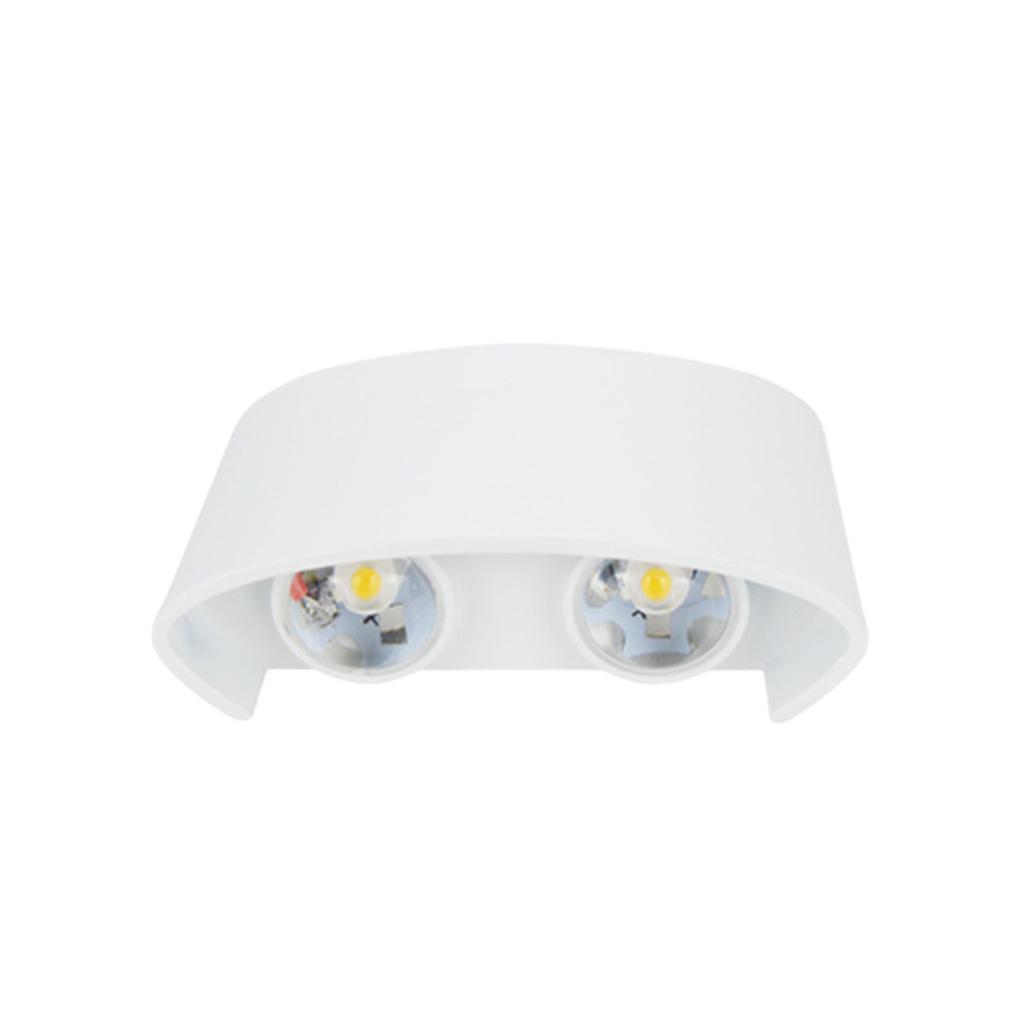 Wall Light Bedroom Warm White LED Sconce Hotel Home Bedside Indoor 4W White
