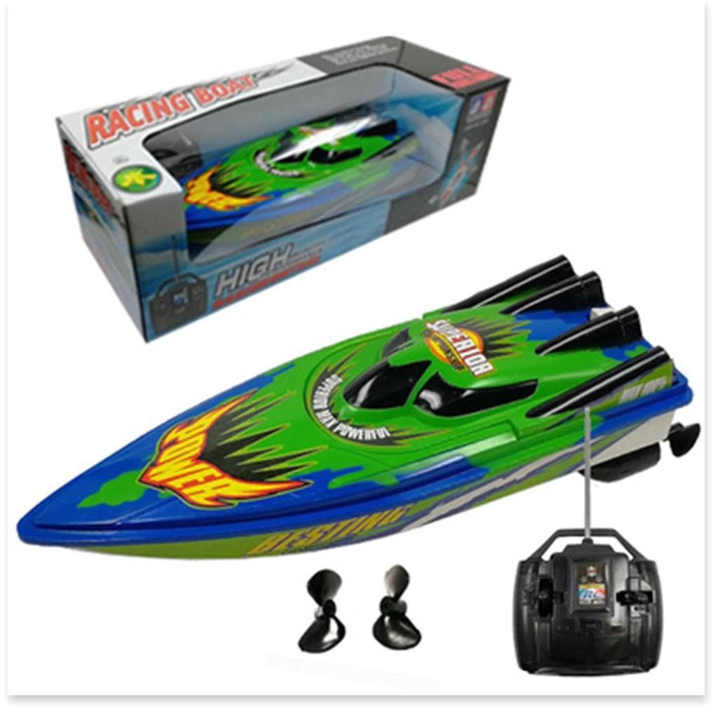 Đồ Chơi Cano Siêu Tốc Điều Khiển Từ Xa Racing Boat Nhiều Màu