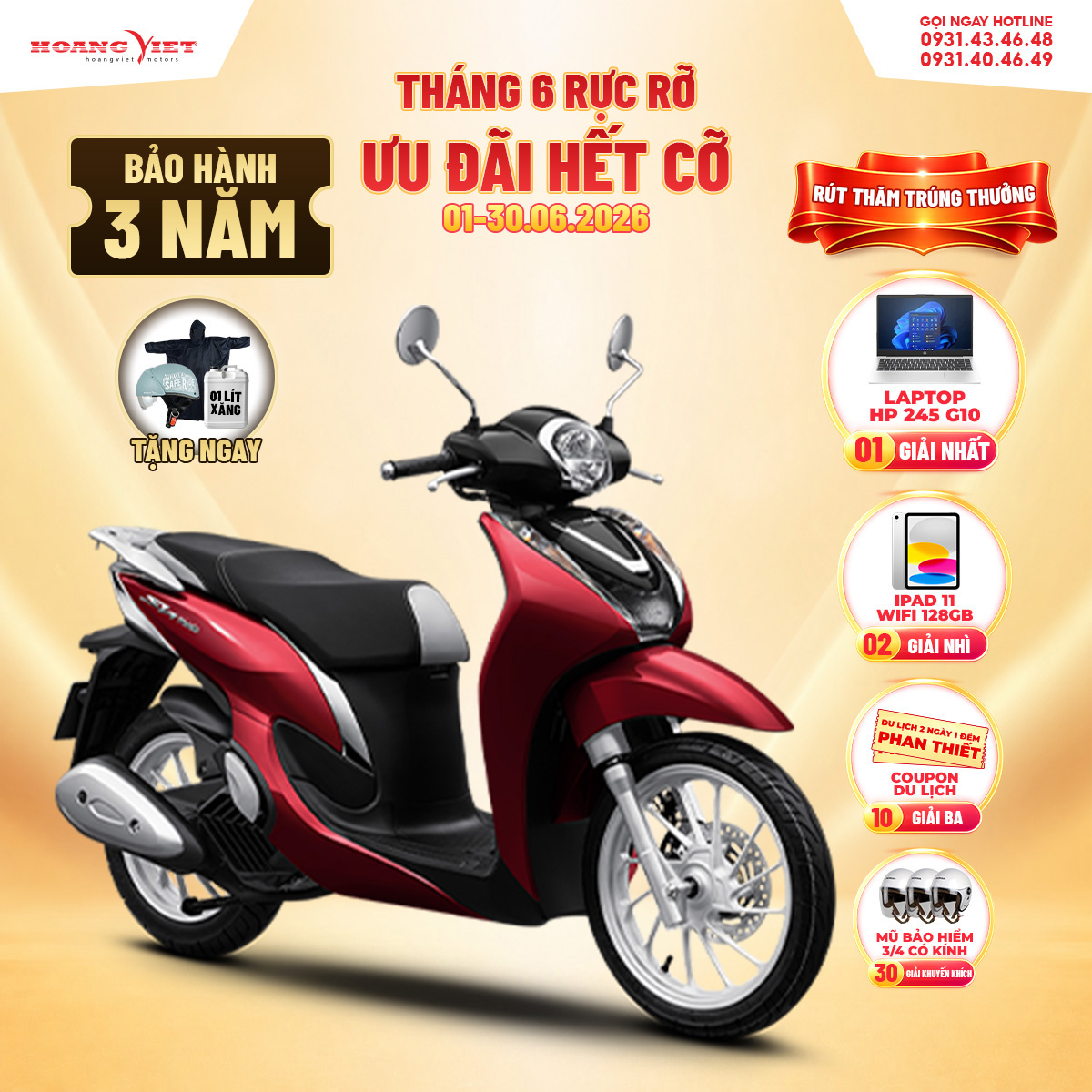 Xe Máy Honda SH Mode 2024 - Phiên Bản Cao Cấp
