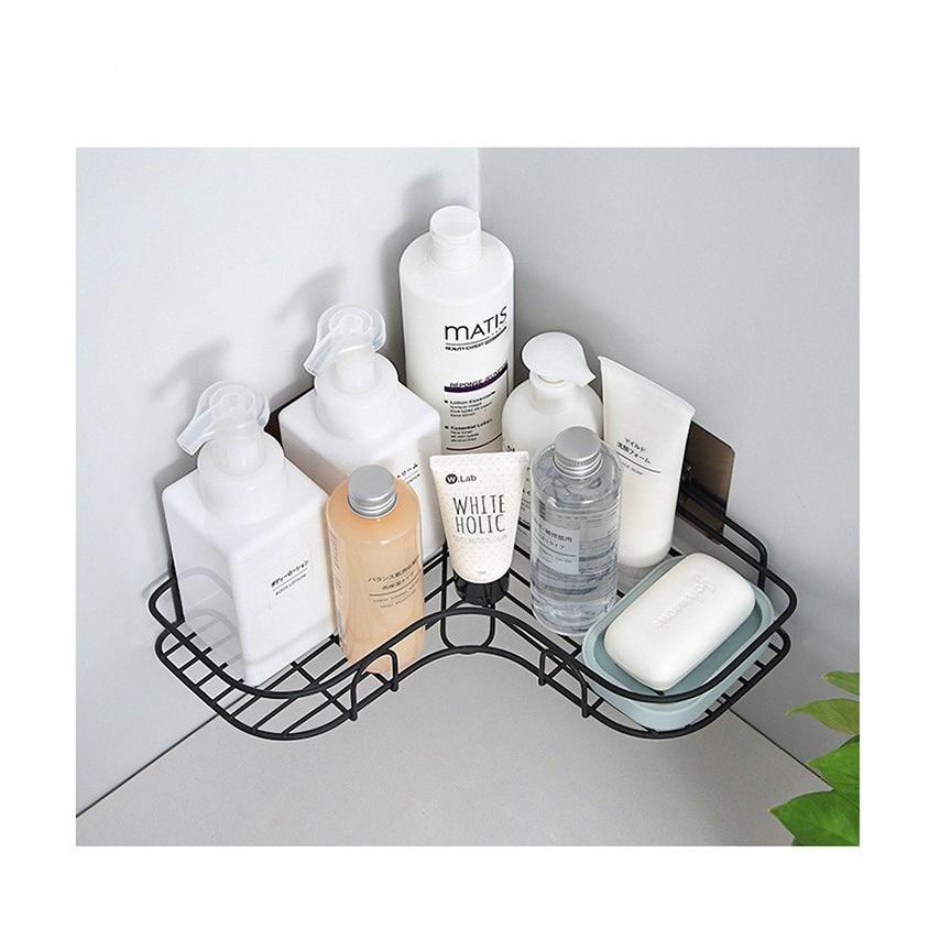 Kệ góc dán tường siêu dính trong nhà tắm ,nhà bếp siêu tiện dụng