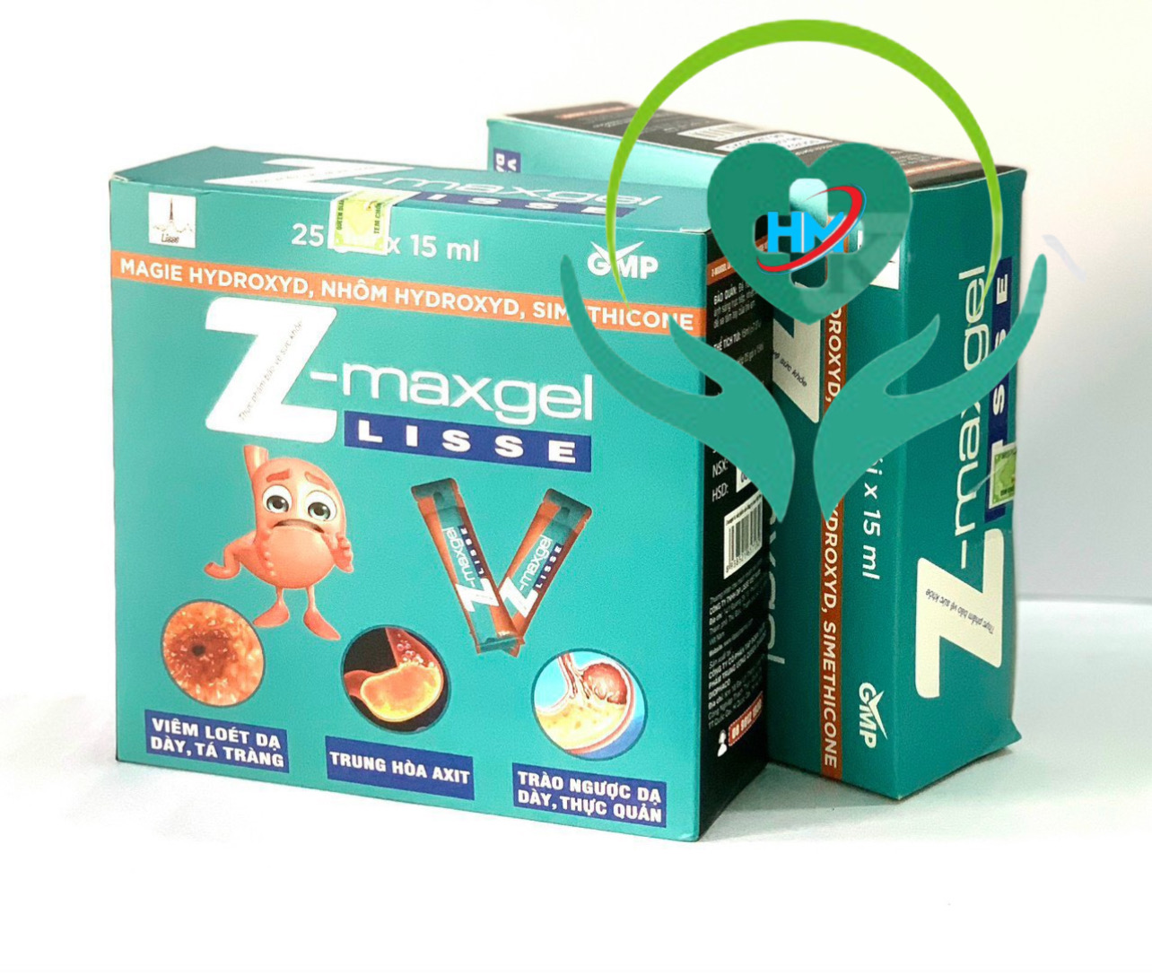 ￼Gel dạ dày Lisse Z-MAXGEL, hộp 25 gói x 15ml, hỗ trợ các bệnh về dà dày, tá tràng