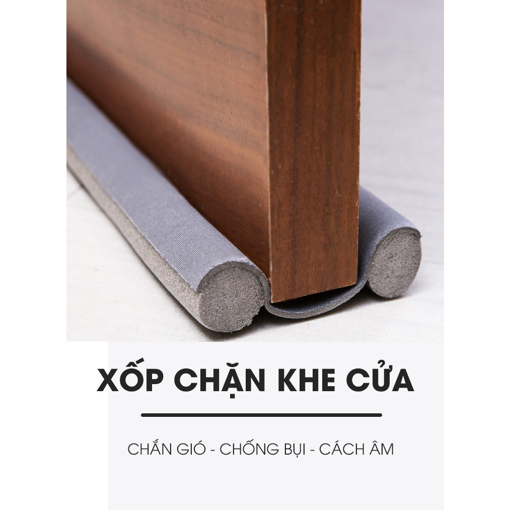 Thanh chắn chèn khe cửa chống thoát hơi máy lạnh điều hòa, giảm tiếng ồn, ngăn chặn côn trùng, bụi bẩn từ ngoài vào phòng, thiết kế thông minh dễ dàng lắp đặt và điều chỉnh vừa với mọi loại cửa