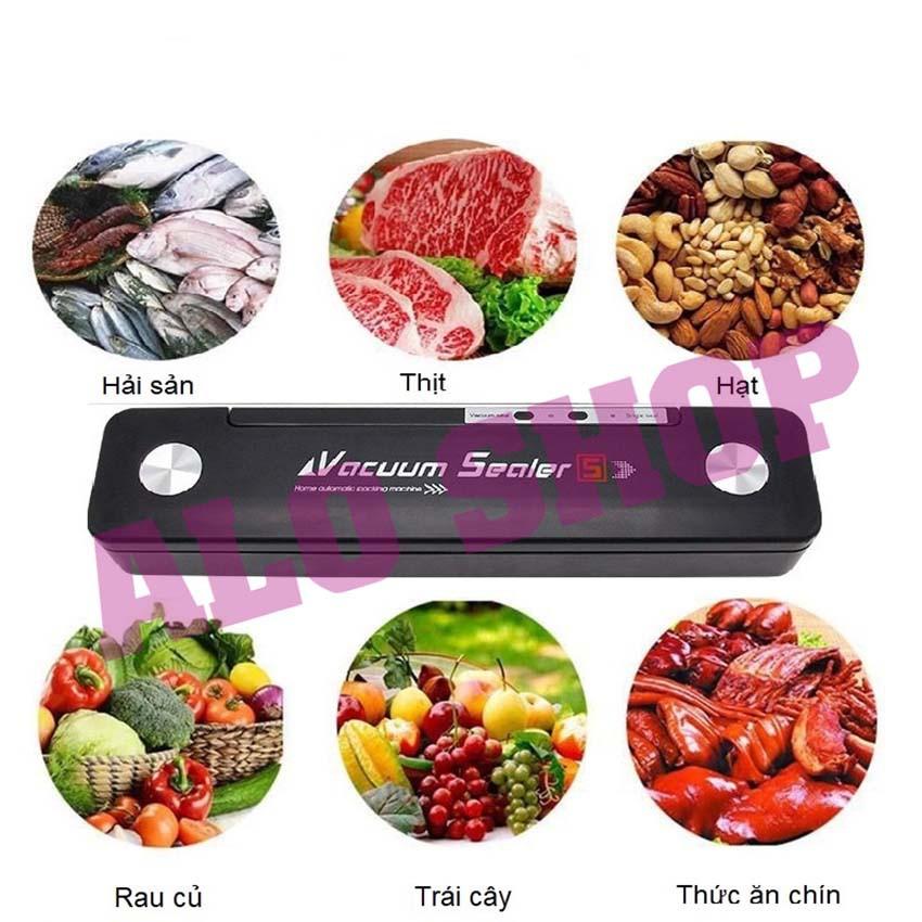 Máy Hút Chân Không Thực Phẩm Kèm Hàn Miệng Túi Vacuum Sealer