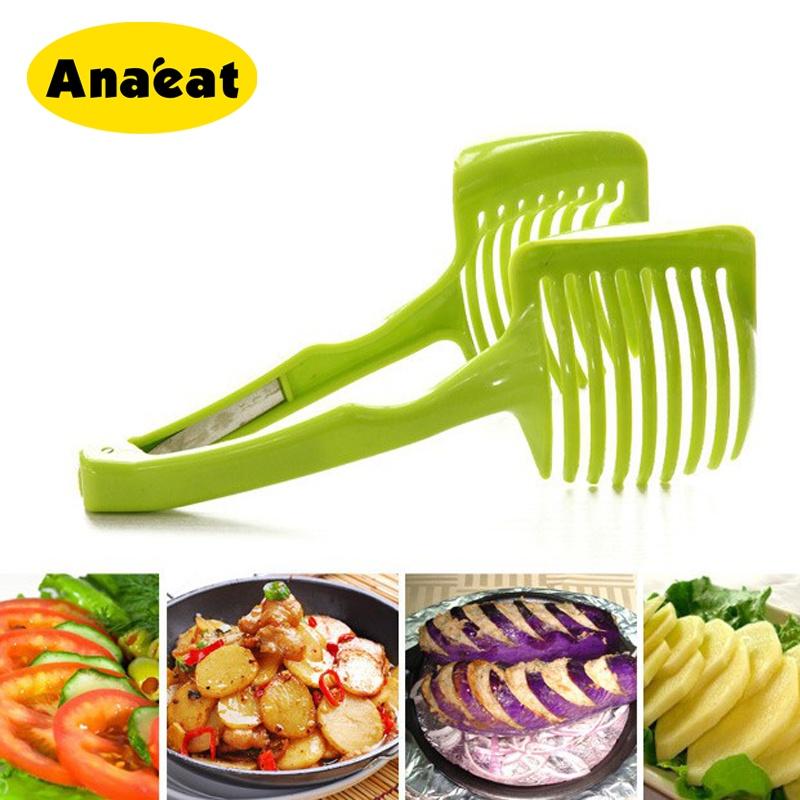 Kẹp hỗ trợ cắt lát thực phẩm ANAEAT dành cho cà chua khoai tây trứng salad thiết kế tiện dụng