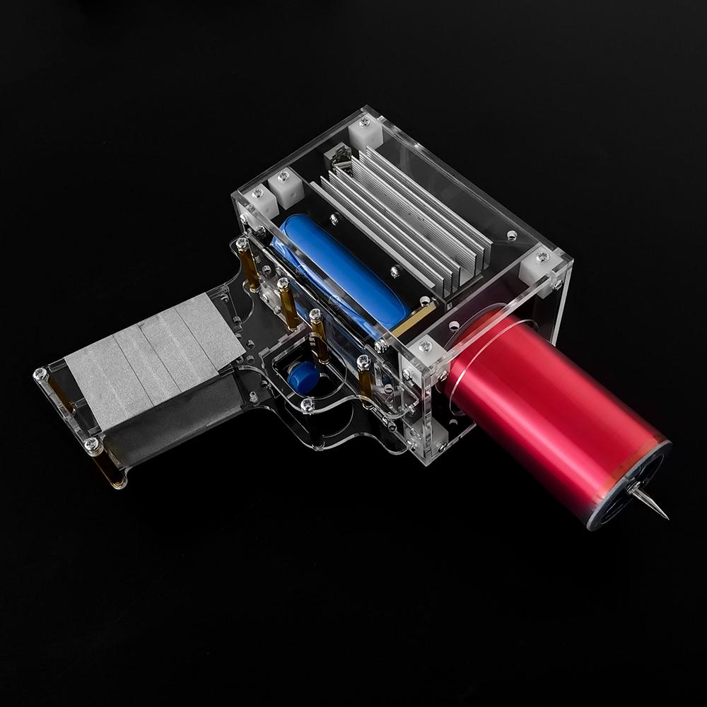 Portable Handheld Tesla Coil ArtificialLightning Generator 130mm Electric Arc Generator Scientific Experiment Tesla Coil