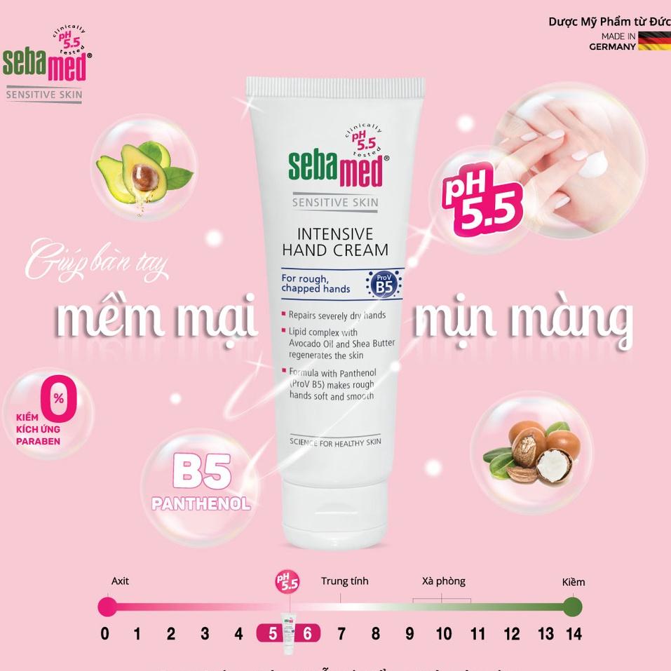 Kem dưỡng da tay Sebamed Intensive Hand Cream pH5.5