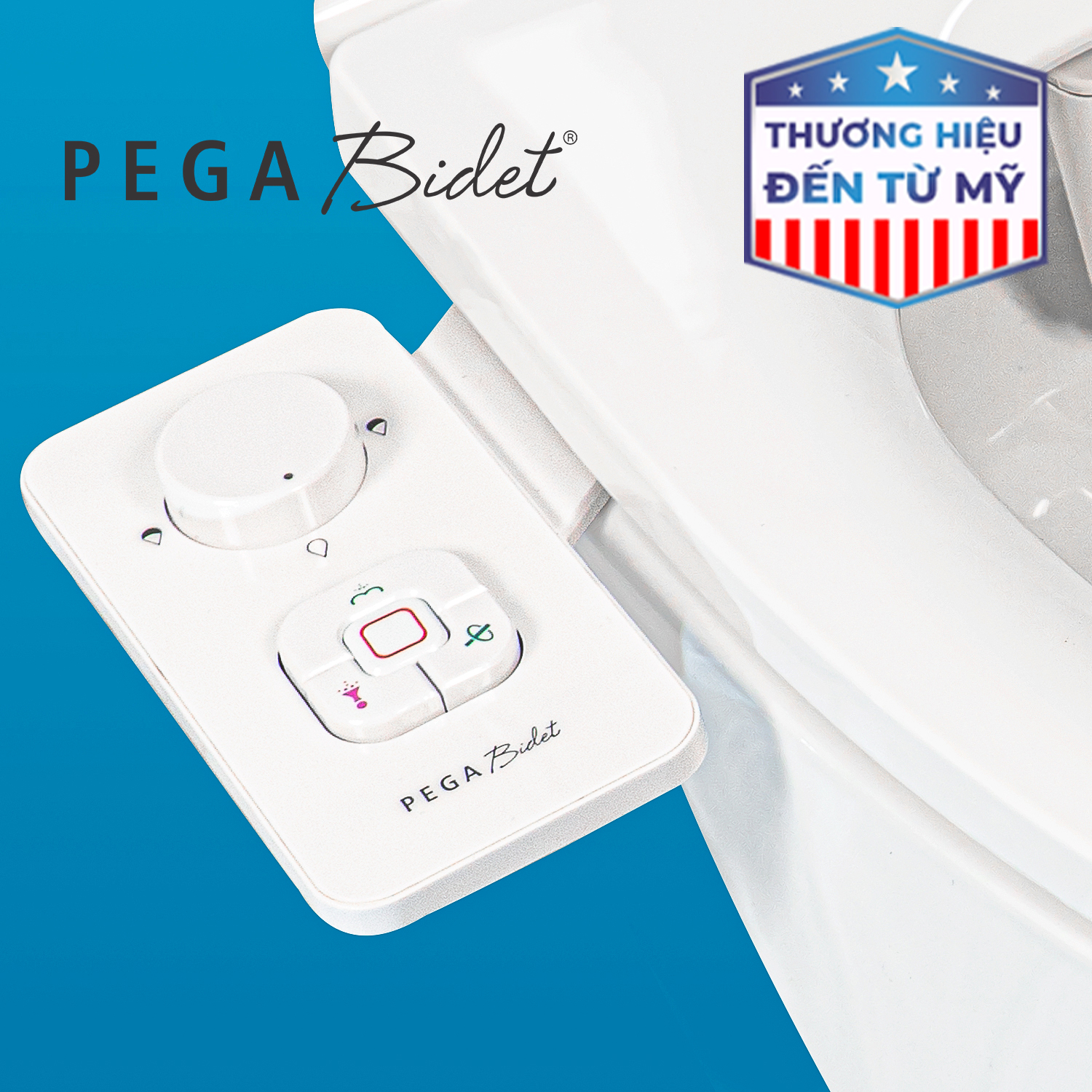 Vòi Xịt Rửa Vệ Sinh Thông Minh PEGA Bidet NEXGEN-600 Thế Hệ Mới, 2 Vòi Rửa Có Chức Năng Chuyên Dụng Cho Nữ, Dễ Lắp Đặt, Rất cần cho Trẻ Em, Người Già và Phụ Nữ Mang Thai - Thương Hiệu Mỹ