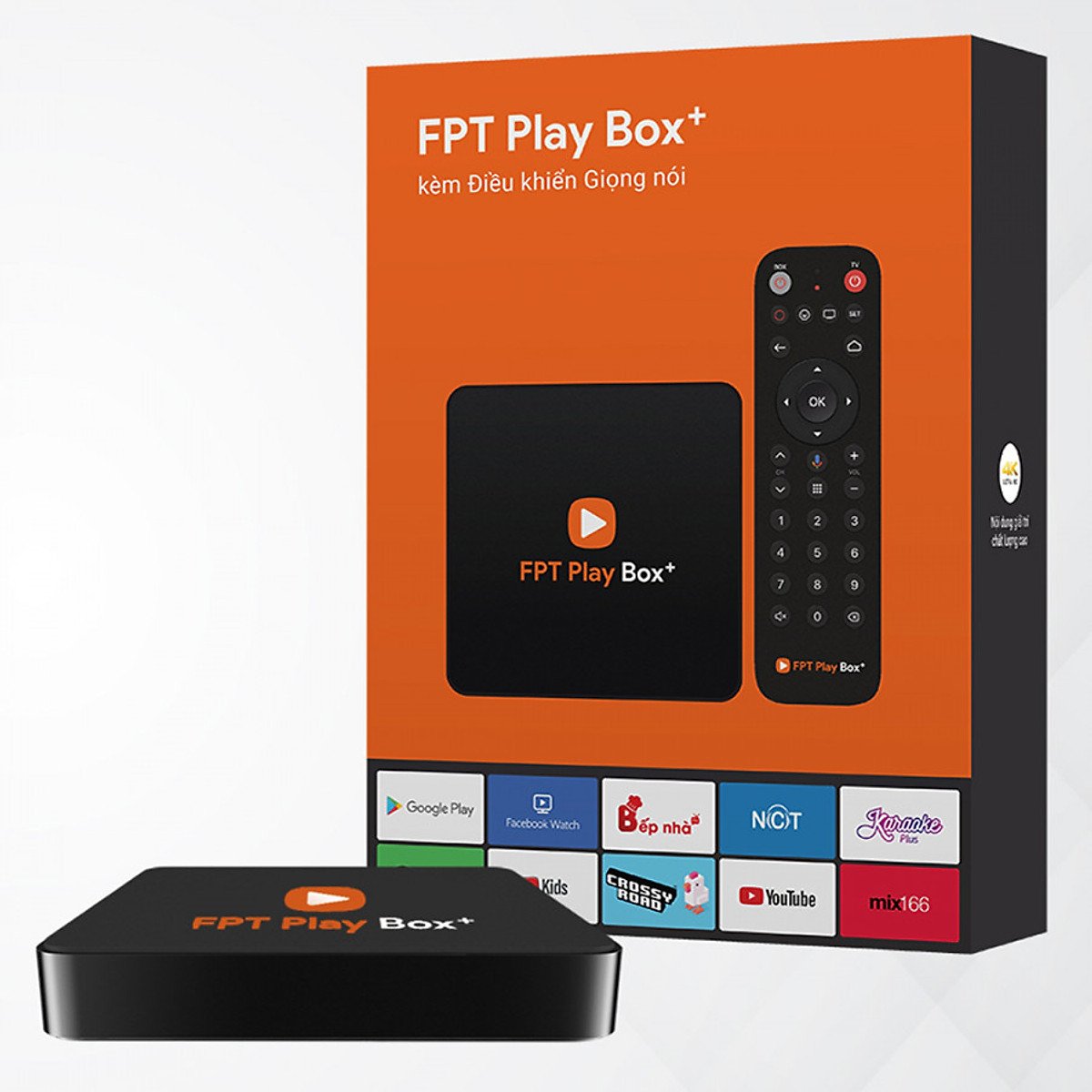 Tivi Box  FPT PLAY BOX S550 Ram 2G Rom 16G Điều Khiển Bằng Giọng Nói