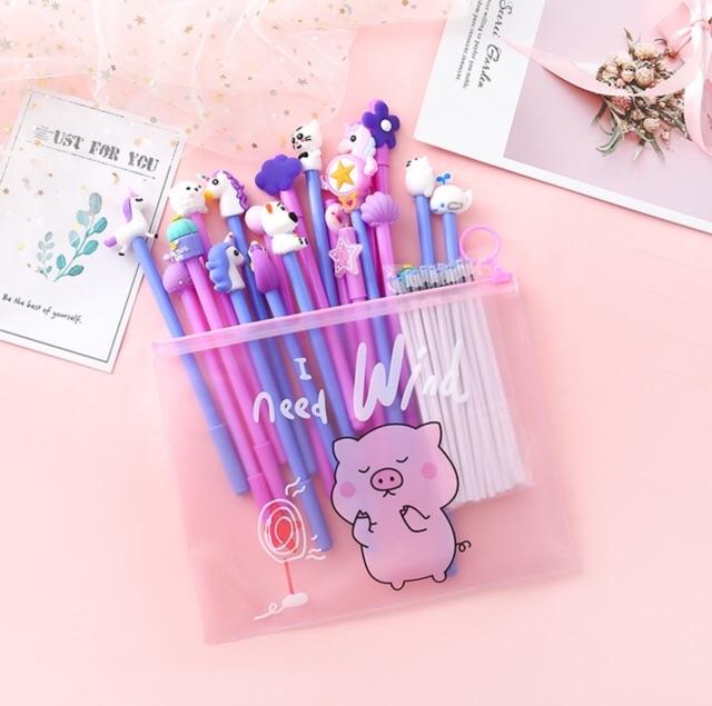 Combo 10 - 20 Bút Nước Hình Và Ruột Bút