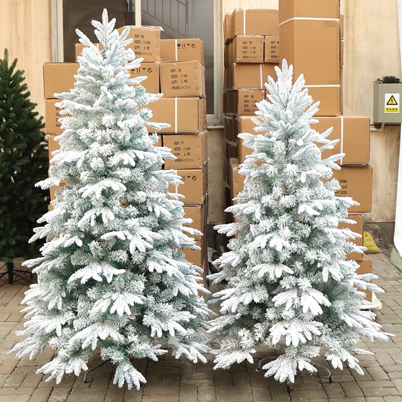 Cây Thông Tuyết Lá PE Cao Cấp C15 Cao 3m Cây Thông Trang Trí Noel