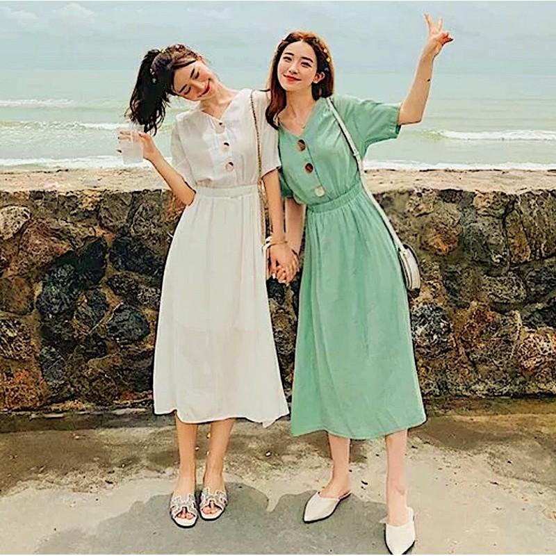 Đầm Suông Dài Thun Nhiều Màu