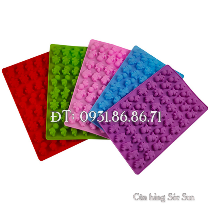 Khuôn silicon 48 con khủng long – Mã số 1431