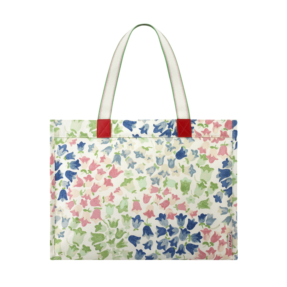 Túi đeo vai Cath Kidston họa tiết Painted Bluebell ( The Milly Tote Painted Bluebell )