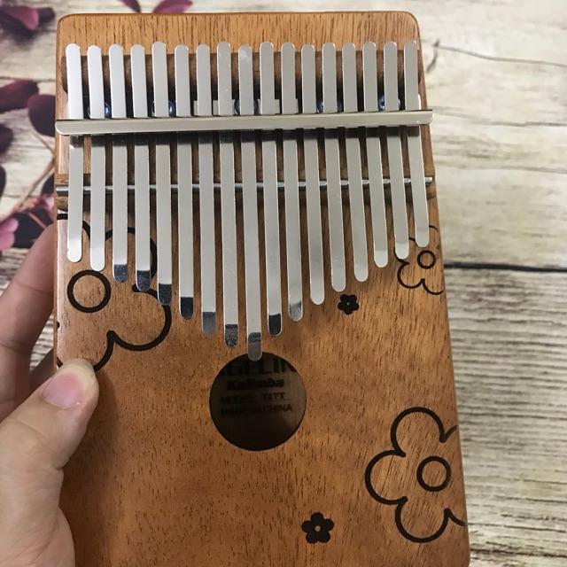 ( RẺ VÔ ĐỊCH ) ĐÀN KALIMBA 17 PHÍM HÌNH HOA