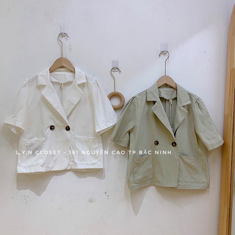 Áo sơ mi vét mỏng chất line hàng Quảng Châu