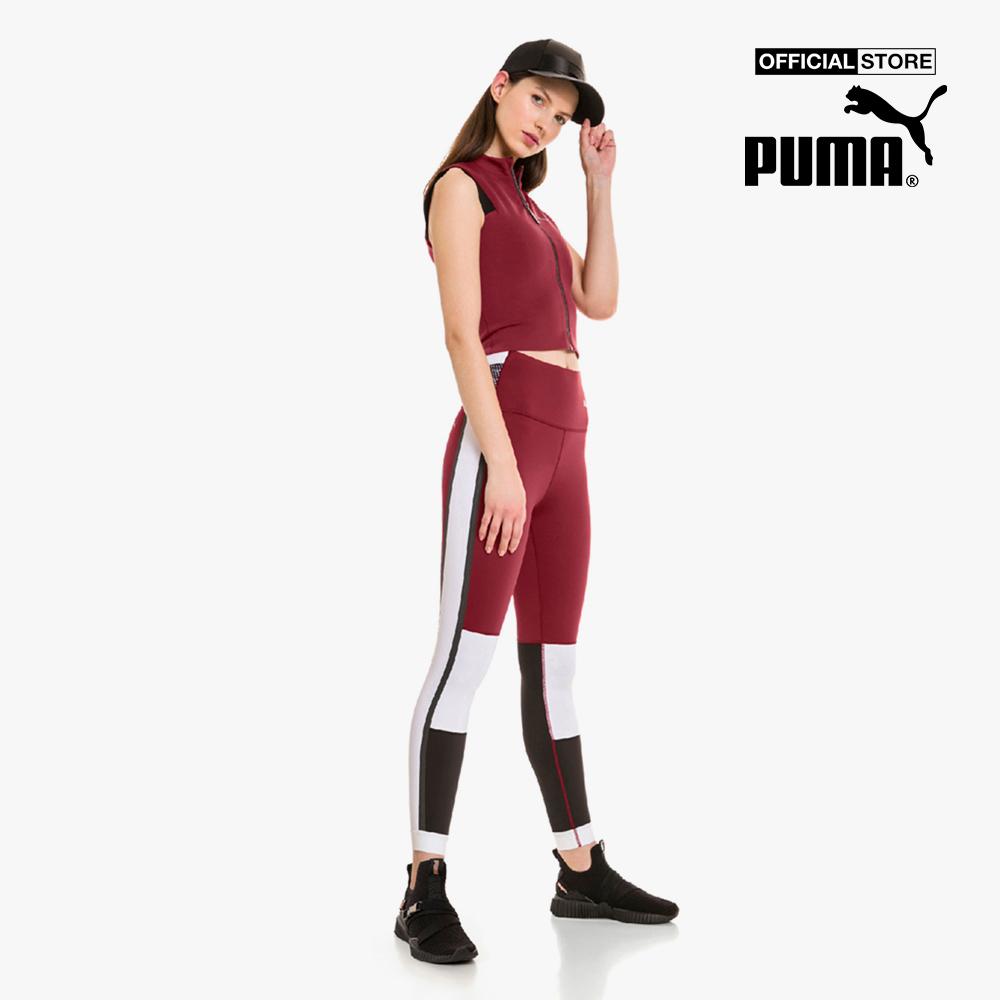 PUMA - Áo croptop nữ phối zip SG x PUMA 517907