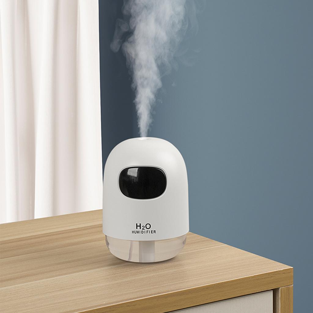 220ml Portable Mini Air Humidifier Oil Diffuser 7 LED Color for Home