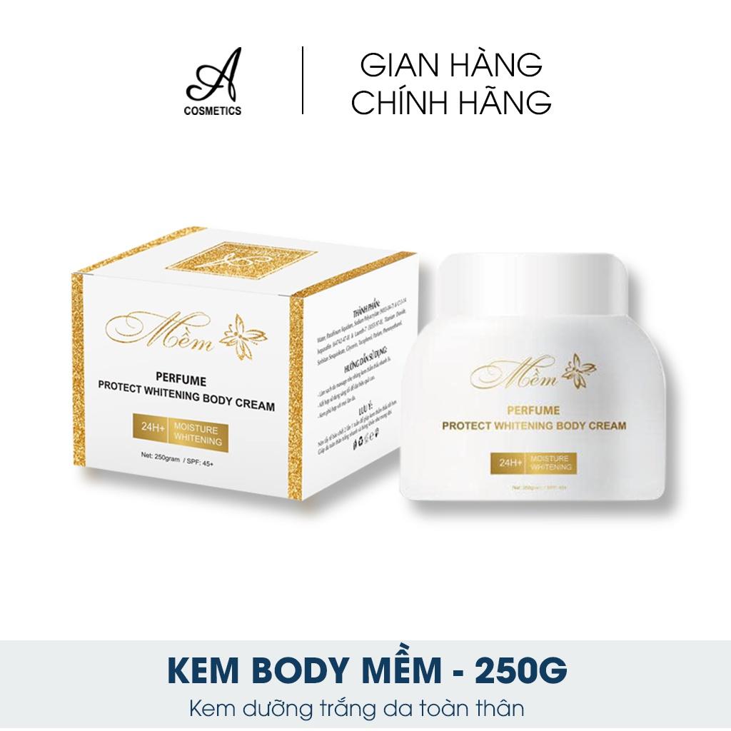 Kem Body Mềm Acosmetics,Kem dưỡng trắng da toàn thân, hương nước hoa Pháp, dạng lotion  150g