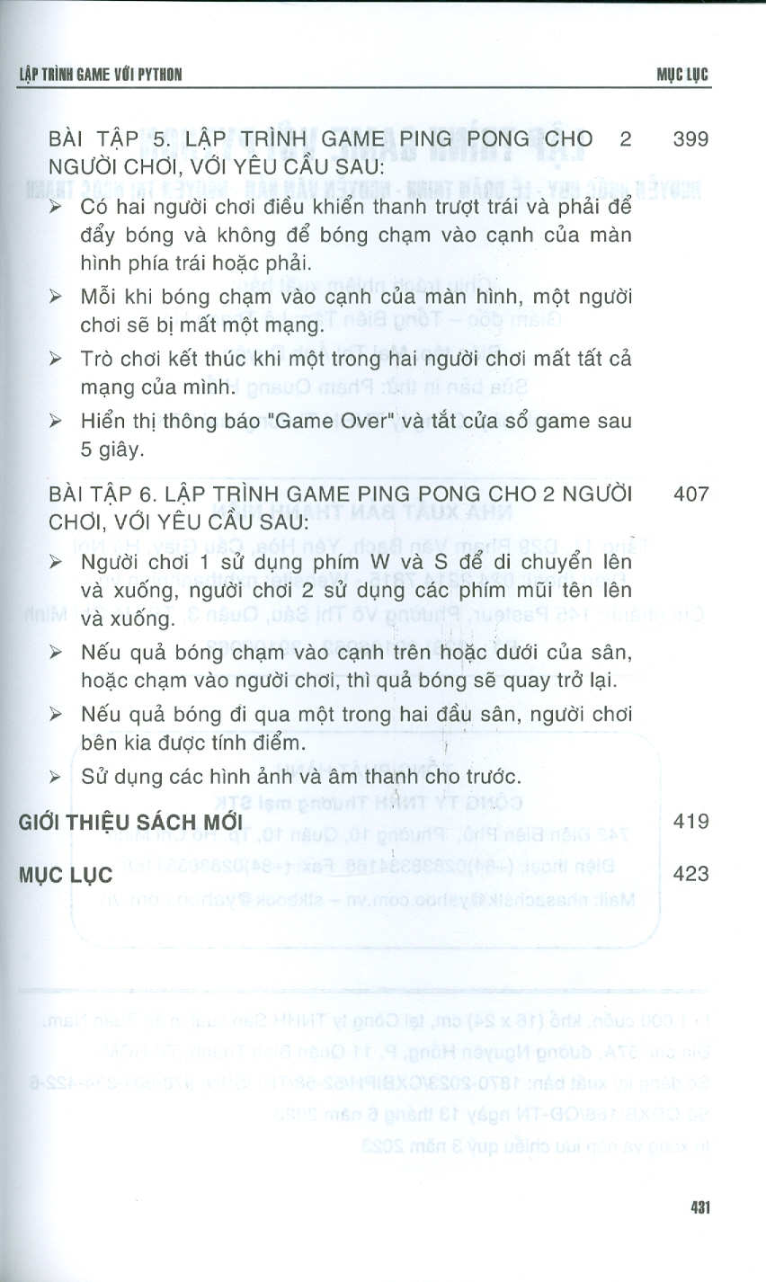 Lập Trình Game Với Python