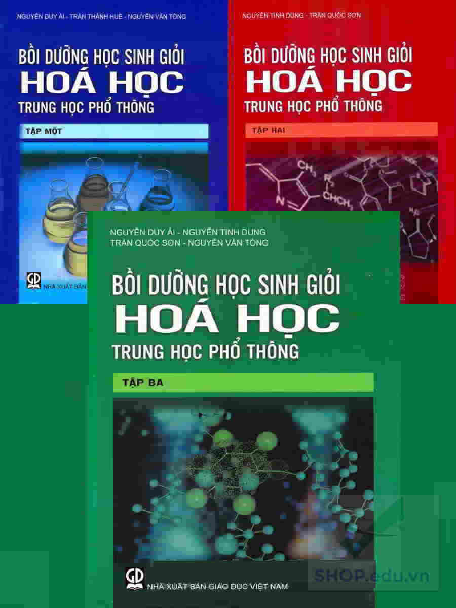 Combo - Bộ sách bồi dưỡng HSG Hóa Học trung học phổ thông (còn 2 tập)