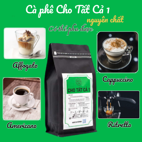 Cà Phê Rang Xay Nguyên Chất - 90S Coffee Vietnam | Cà Phê Cho Tất Cả 01 | Công Thức Phối: Arabica + Robusta | 100% Cà Phê Sạch | Đậm Đà - Đắng Nhẹ